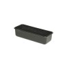 Molde retangular de aço esmaltado preto 30 cm, 1,7 litros - Riess
