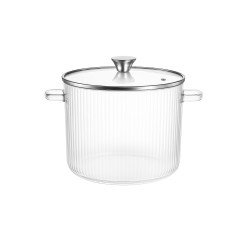 Panela de vidro borossilicato com tampa, 3,5 l - Brandani