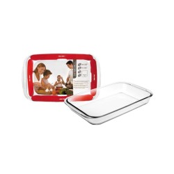 Fonte retangular de borossilicato Kristall para forno, 23 cm - Ibili