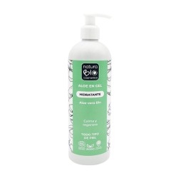 Aloe vera em gel, ecológico, 500 ml - NaturaBio Cosmetics
