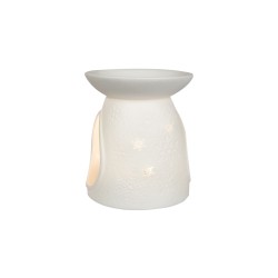 Difusor a vela de porcelana, neve - Kerzenfarm