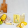 Saborizantes sólidos para água sabor limão e menta ecológicos, 12 unidades - Qwetch