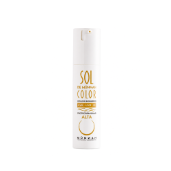 Protetor solar facial com cor e hidratante ecológico SPF 40, 50 ml - Münnah