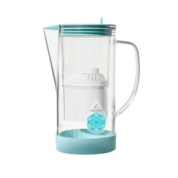 Jarra de agua de vidrio borosilicato Alkanatur