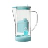 Jarra Alkanatur de vidrio filtradora de agua baja emisión de magnesio de vidrio borosilicato con filtro de coco