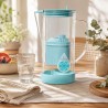 Jarra Alkanatur de vidrio filtradora de agua baja emisión de magnesio de vidrio borosilicato con filtro de coco
