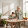 Jarra Alkanatur de vidrio filtradora de agua baja emisión de magnesio de vidrio borosilicato con filtro de coco