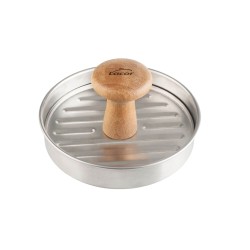 Prensa para hambúrgueres de aço inoxidável Crust, 12,5 cm - Lacor