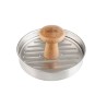 Prensa para hambúrgueres de aço inoxidável Crust, 12,5 cm - Lacor