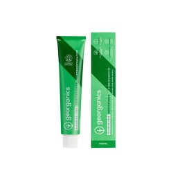 Pasta de dientes sin flúor ni menta ecológica con hidroxiapatita y sabor a hinojo, 75 ml - Georganics