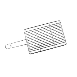 Parrilla dupla de aço inoxidável para sardinhas e polvo, 30 cm - Ibili