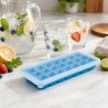 Cubitera de silicone com tampa, 21 cubos - Ibili