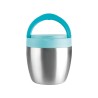 Termo para solidos de acero inoxidable con asa Manzana, 0.6 l - Ibili