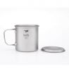 Taza de titanio con asa plegable 500 ml - Keith