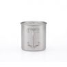 Taza de titanio con asa plegable 500 ml - Keith