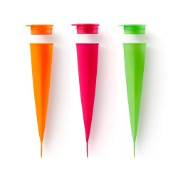 Molde de silicona para helados - Cono naranja