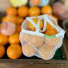Pack 3 bolsas de malla de algodón orgánico con asas - bobbibags