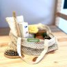 Pack 3 bolsas de malla de algodón orgánico con asas - bobbibags