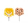 Set moldes de silicona para helados - Donuts y Pretzels