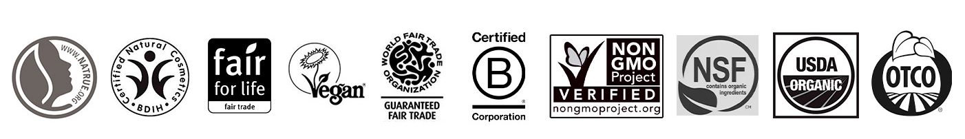 Certificações de Dr Bronner