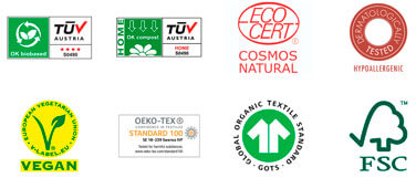 certificações de eco by Naty