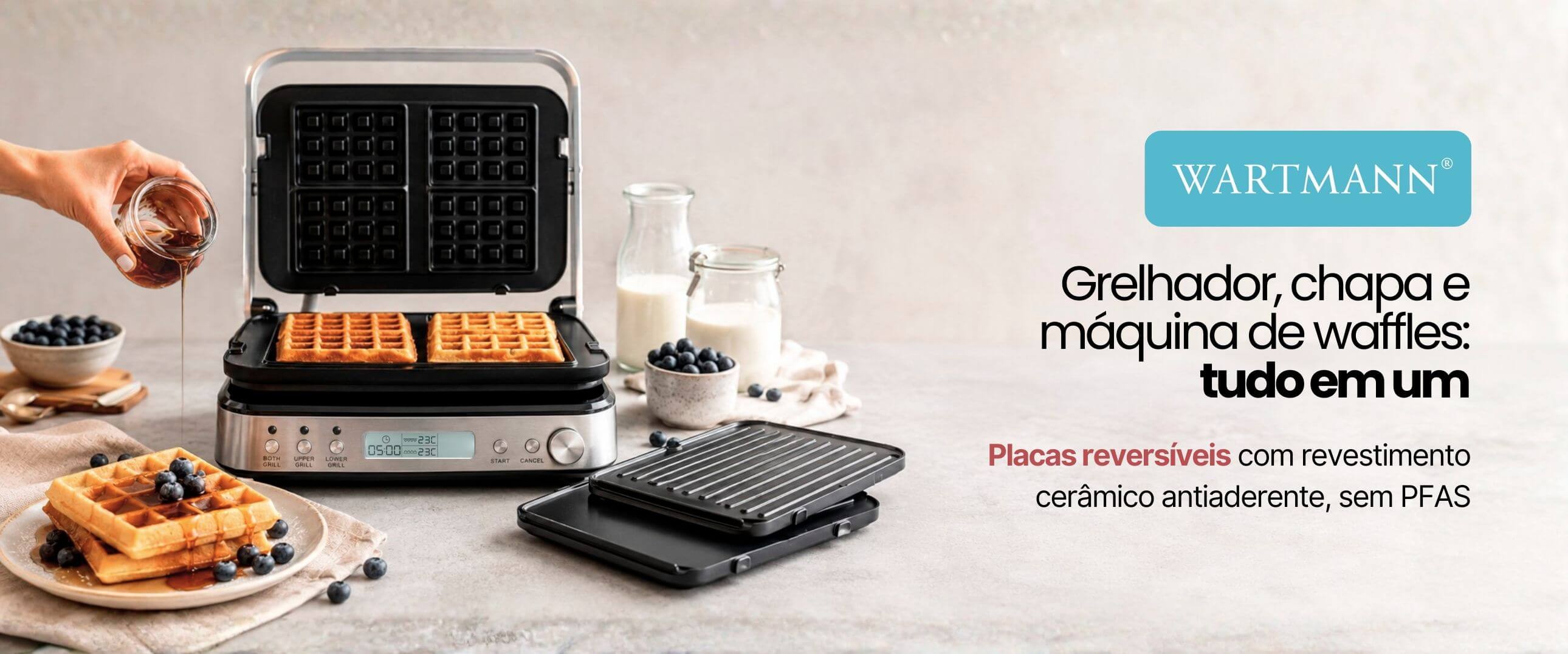 plancha gofrera wartmann